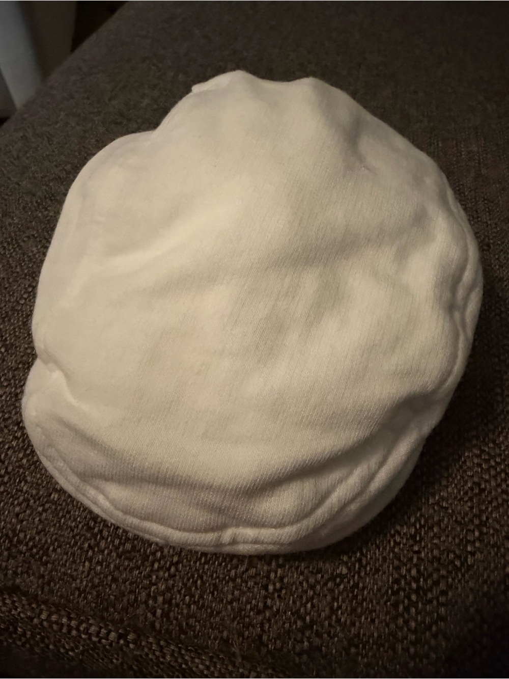 Baby Beau & Belle Baby White Newsboy Cap